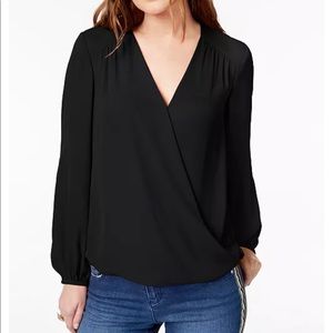Sheer Black Blouse NWT